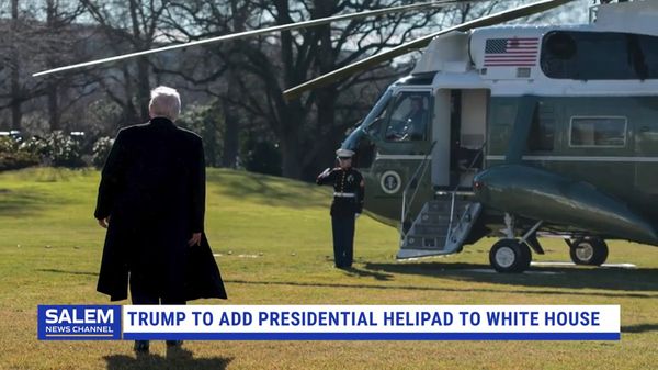 Trump to Add Presidential Helipad To White House