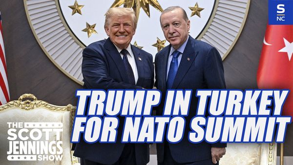 President Trump Meets With President of Turkey at NATO Summit
