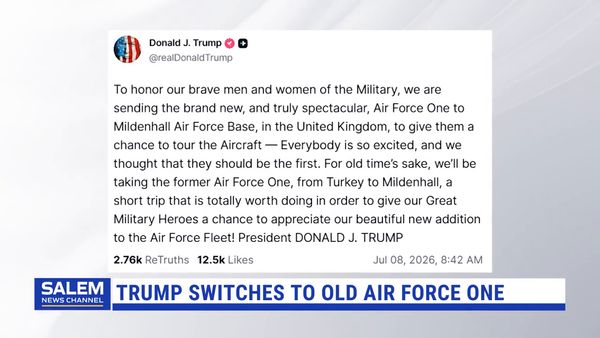 Trump Switches Back To Old Air Force One, Sidelining Qatari Jet