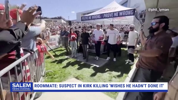 Roommate Says In Police Video Suspect In Charlie Kirk Killing Said 'He Wishes He Hadn't Done It'