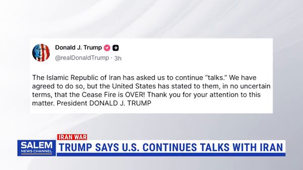 Trump: U.S. Agrees To Iran's Request To Continue Talks, But Ceasefire Is Over