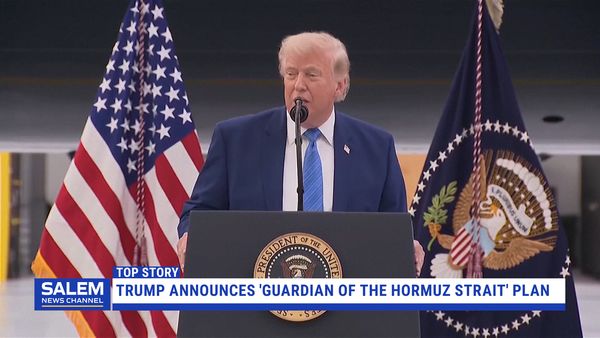 Trump Unveils 'Guardian Of The Hormuz Strait' Plan