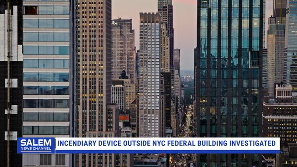 Suspect in Custody After Incendiary Device Ignited Outside New York Federal Building