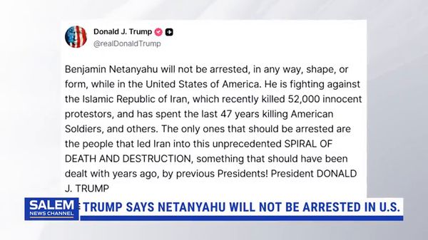 Trump: Netanyahu Will Not Be Arrested In U.S. Despite Mamdani's Claims