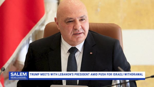 Trump Meets With Lebanon's President Amid Push For Israeli Withdrawal