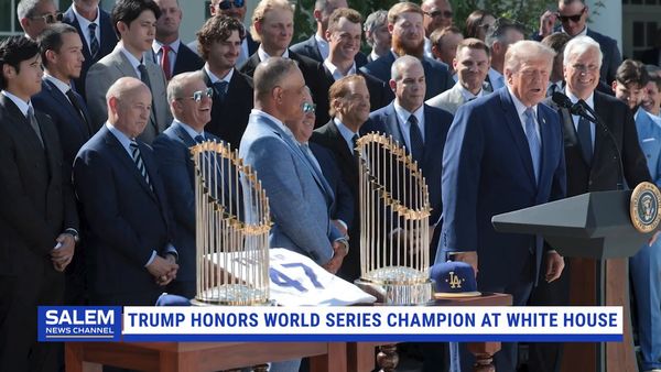 Trump Welcomes L.A. Dodgers To White House