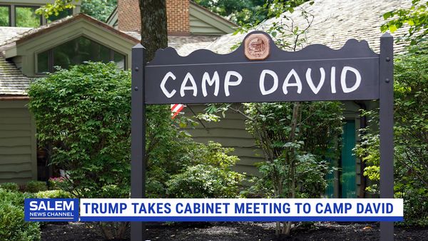 Trump Holds Cabinet Meeting At Camp David For First Time In Second Term