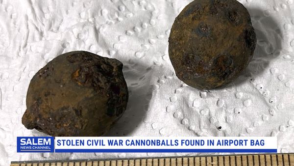 Stolen Civil War Cannonballs Found In Passenger's Checked Bag At Alabama Airport