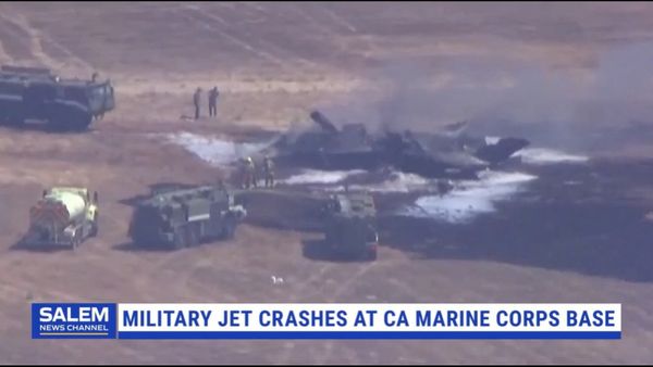 Marine Corps Says F-35B Stealth Fighter Crashed In CA, Pilot Ejected