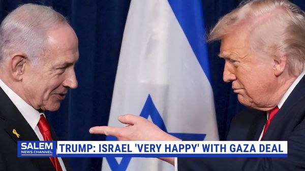 Trump Says Israel 'Very Happy' With Gaza Disarmament Agreement