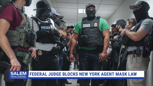 Federal Judge Blocks New York Law on Federal Agent Face Coverings