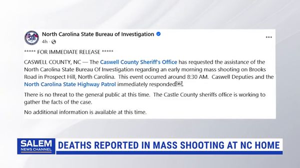 Multiple People Dead After Shooting In Caswell County, North Carolina