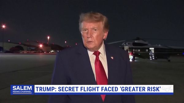 Trump Says Secret Flight May Have Put Him at ‘Greater Risk’