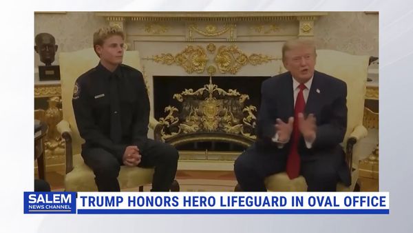 Trump Honors Lifeguard Ryder Williams For Saving Child Off Coast Of Santa Cruz