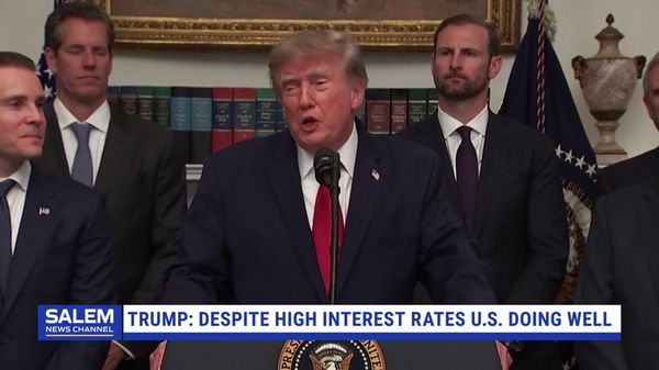 Trump Says U.S. Doing Well Despite High Interest Rates