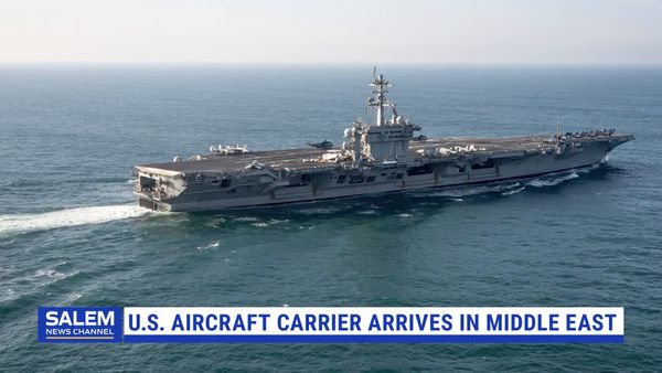 U.S. Aircraft Carrier Arrives In Middle East, Relieving USS Lincoln