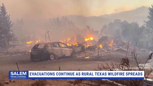 Wildfire Grows Rapidly In Texas