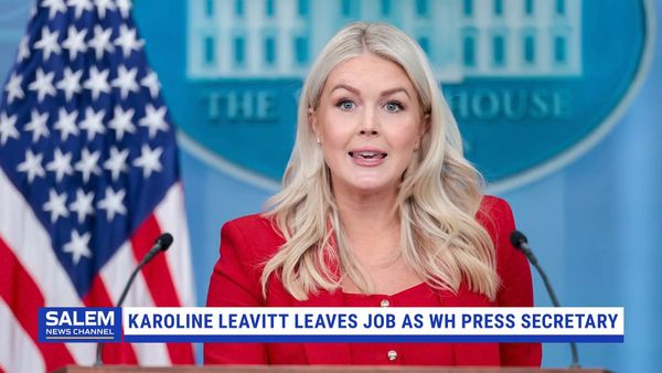 Leavitt's Last Day As White House Press Secretary
