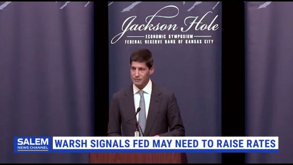 Rate-Hike Expectations Rise On Warsh Speech At Jackson Hole