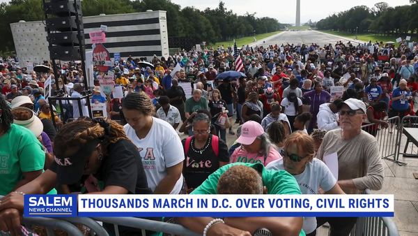 Thousands March In Washington To Defend Voting Rights