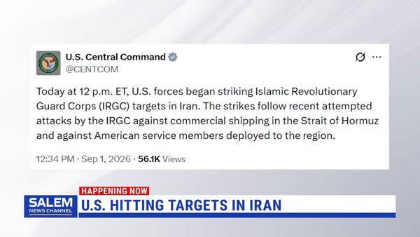 U.S. Military Says It's Hitting Targets In Iran As Hostilities Flare Again