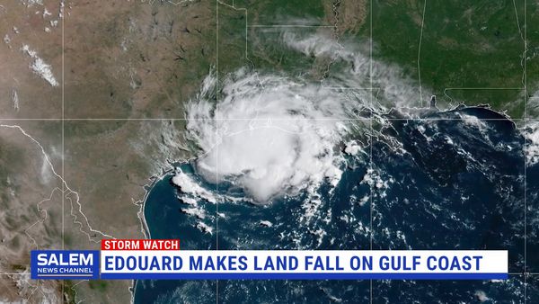 Tropical Storm Edouard Makes Land Fall On Gulf Coast