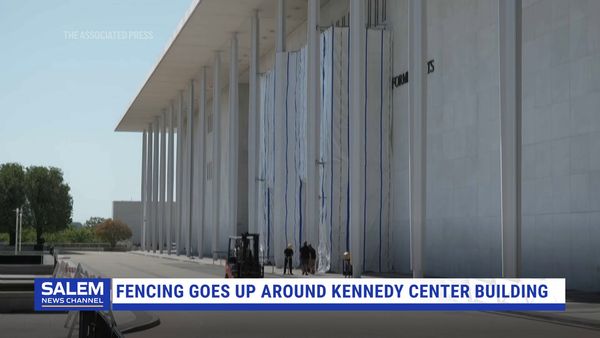 Fencing Goes Up Around Kennedy Center After Board Votes To Close It