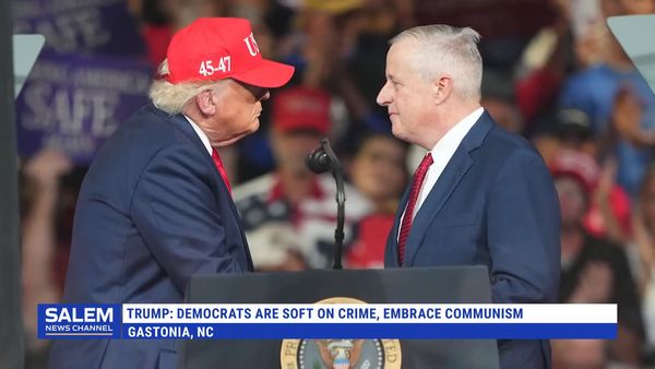 Trump Says Democrats Are Soft On Crime & Embrace Communism