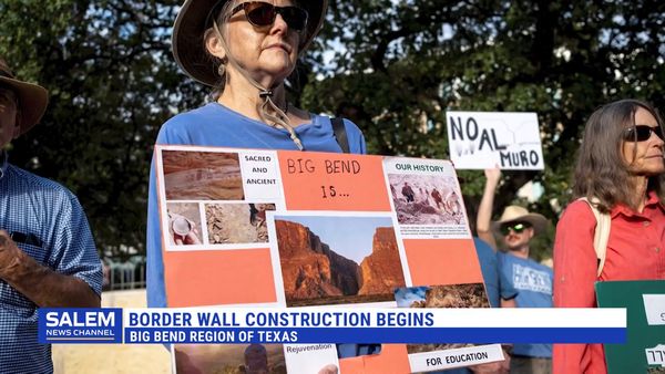 Trump Administration Begins Building Border Wall In Texas’ Big Bend Region