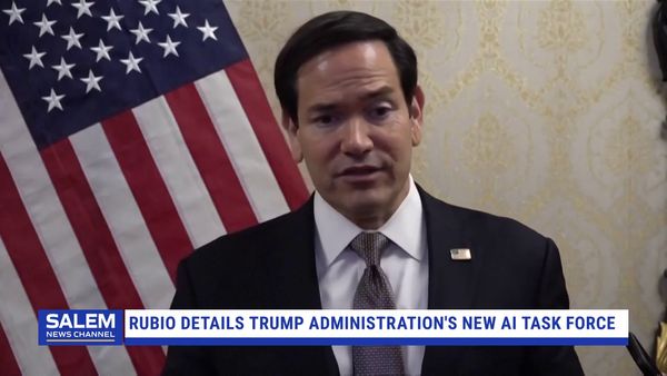 Rubio Details Trump Administration's New AI Task Force