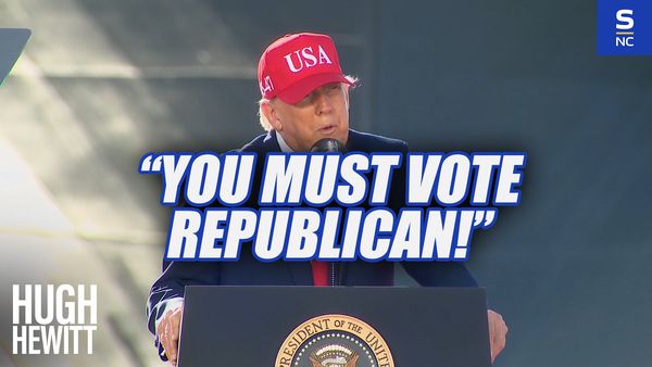 President Trump says, "You must vote Republican!"