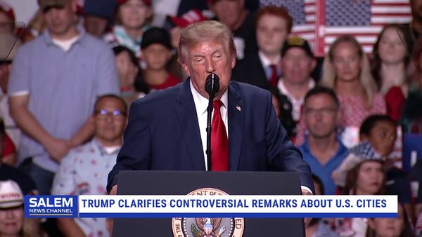 Trump Clarifies Controversial Remarks About U.S. Cities