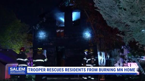 State Trooper Rescues Residents From Burning Minneapolis Home