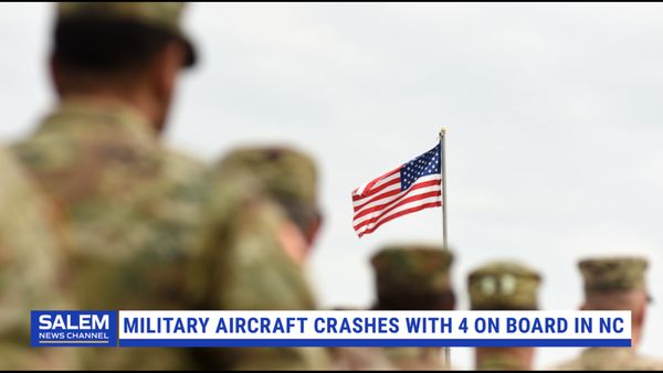 U.S. Military Aircraft Crashes With 4 Service Members On Board In NC