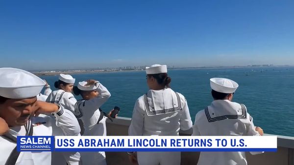 USS Abraham Lincoln Returns To U.S.