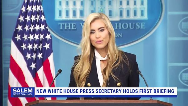 Katie Zacharia Makes Debut As White House Press Secretary, Highlights Trump's Agenda