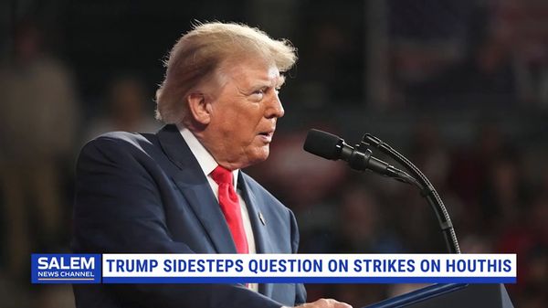 Trump Sidesteps Question On Possible Strikes On Houthis
