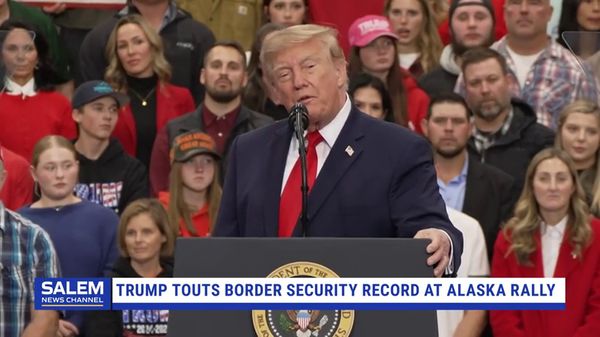 Trump Touts Border Security Record At Alaska Rally