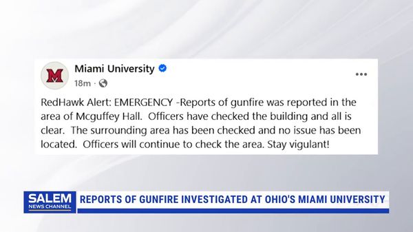 Police Clear Scene After Reports Of Gunfire At Miami University In Ohio