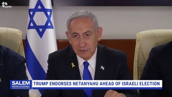 Trump Endorses Netanyahu Ahead Of Israeli Election