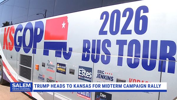 Trump Heads To Kansas For Midterm Campaign Rally