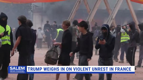 Trump Weighs In On Violent Unrest In France, Says Similar Scenes Won't Happen In U.S.