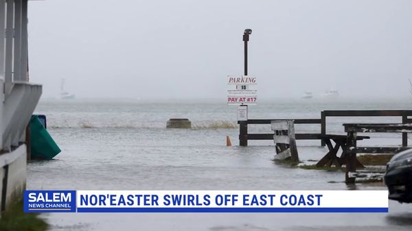 Nor'easter Off North Carolina Begins Moving Out To Sea