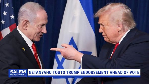 Netanyahu Touts Trump Endorsement On Eve Of Vote, Suggests Restarting War On Iran