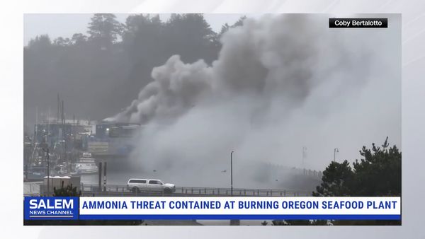 Officials Say Ammonia Threat Contained At Burning Oregon Seafood Plant