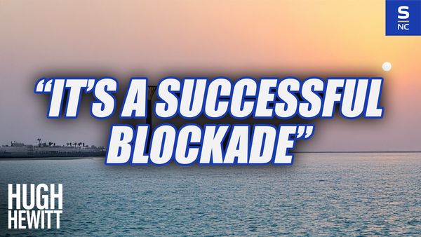 Rear Adm. Montgomery says the blockade is working