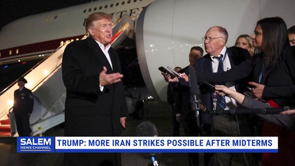 Trump Says More Iran Strikes Possible After Midterm Elections