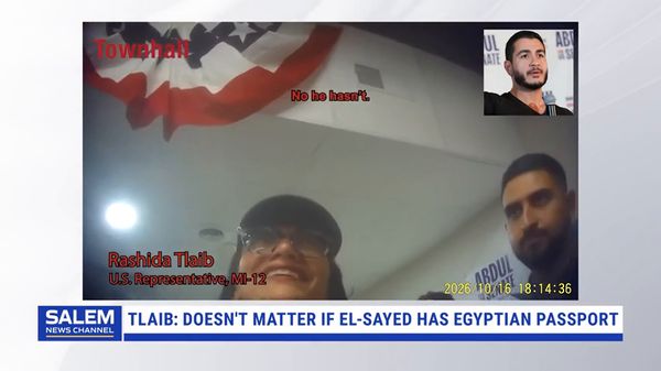 Tlaib Caught On Camera Dismissing Concerns About El-Sayed