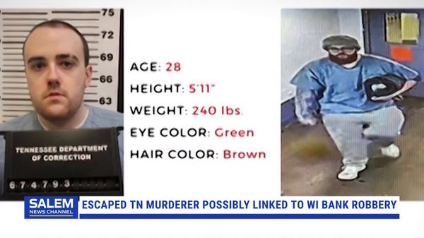 Escaped Tennessee Murderer Possibly Linked To Wisconsin Bank Robbery