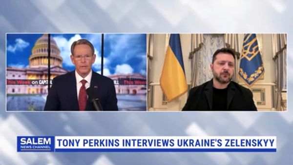 Exclusive Interview: Ukrainian President Zelenskyy Joins Tony Perkins On "This Week on Capitol Hill"
